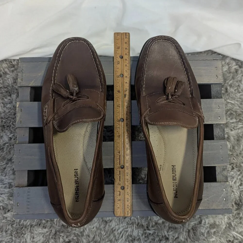 Nunn Bush Size 10 Brown Tassel Loafers
